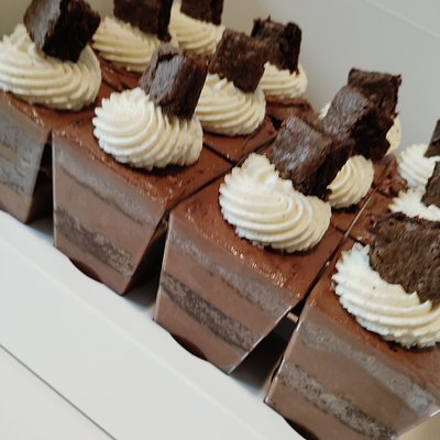 Brownie Mousse Shooter 
