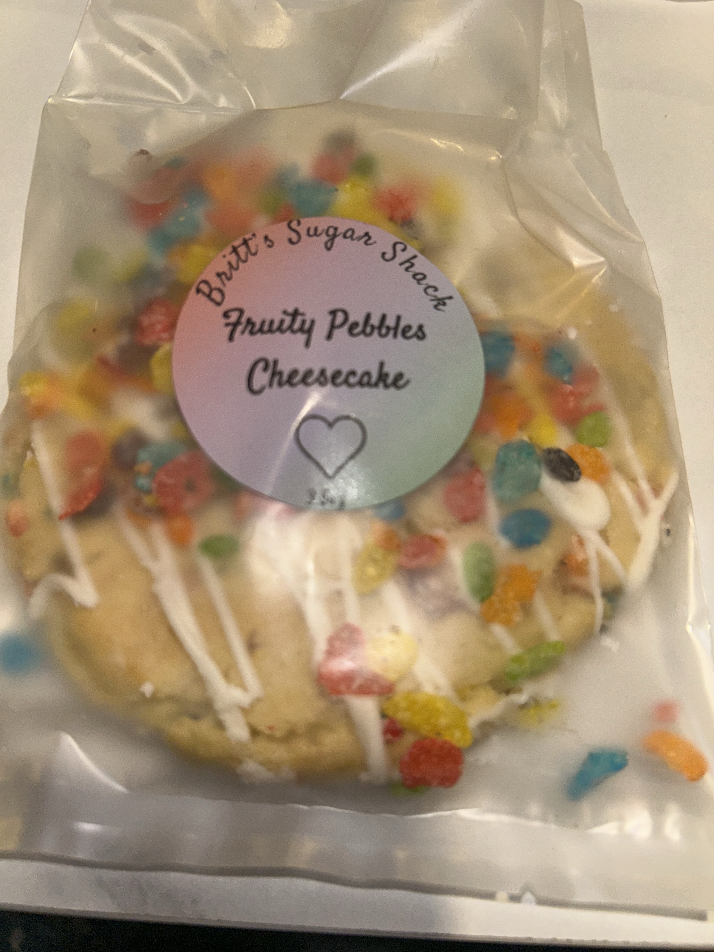 Fruity Pebbles Cheesecake Cookies