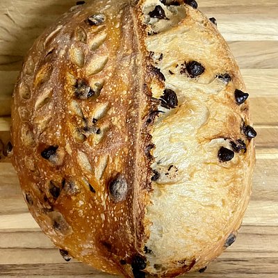 Chocolate Chip Sourdough Loaf