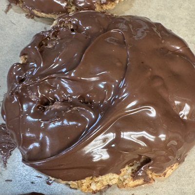 Dipped Oatmeal Chocolate Chip Cookies 