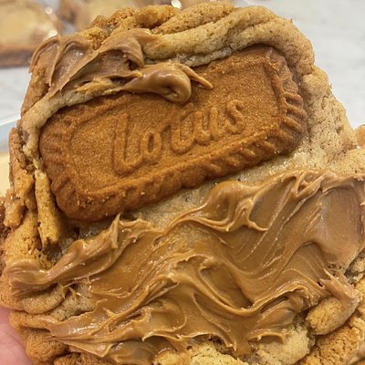 Cookie Butter- Jumbo Stuffed Cookie