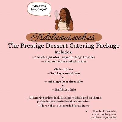 Prestige Dessert Package 