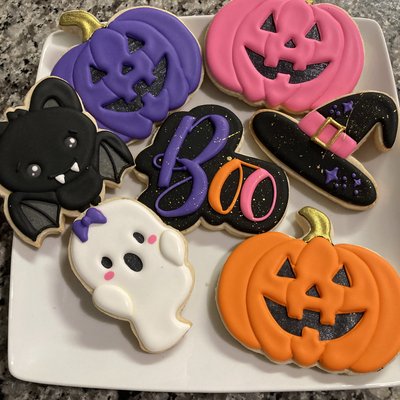 Classic Halloween Cookies 