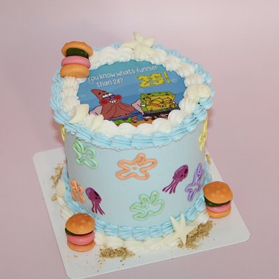 Smash Cake 4 in. (Round Shaped)