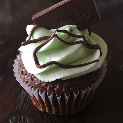 Andes Mint Cupcake