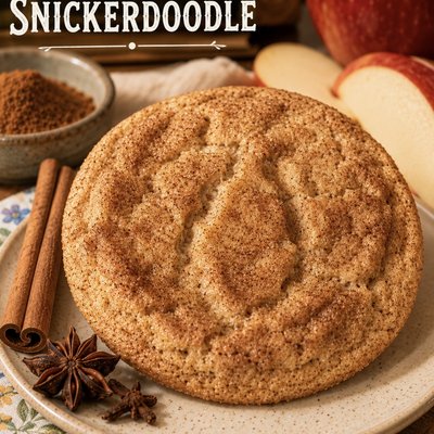 Apple Spice Snickerdoodle Cookies (1/2 Dozen)