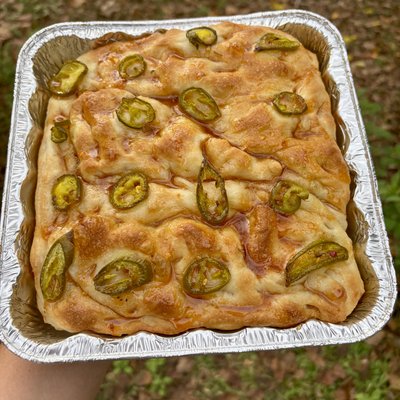 Hot Honey Jalapeño Focaccia  (Lg)