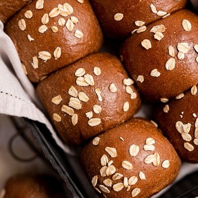 Dark Whole Wheat Rolls