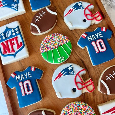 Football Cookies ❤️💙🏈