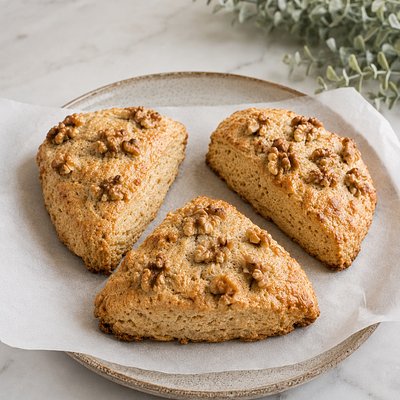 Vanilla Walnut Scones x3