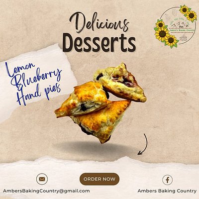 Blueberry Lemon Handpies