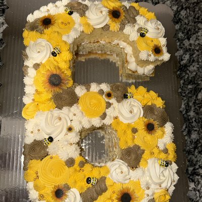 2-layer Number Cake 