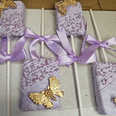 Chocolate Covered Rice Krispes