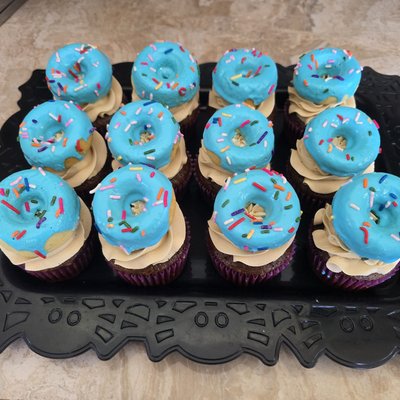 Coffee And Donut Cupcakes 