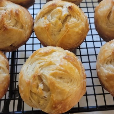 Butter Croissant Sourdough Rolls