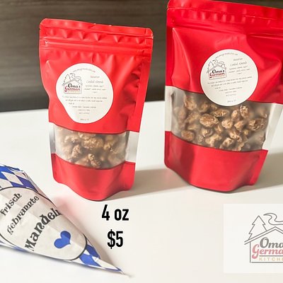 Gebrannte Mandeln aka Bavarian Candied Almonds (8 oz)