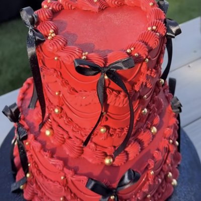 Heart Tiered Cake