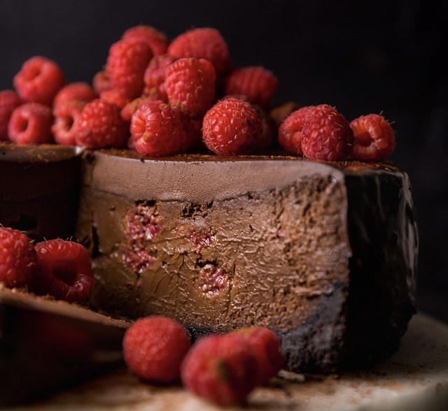 Chocolate Raspberry Cheesecake 