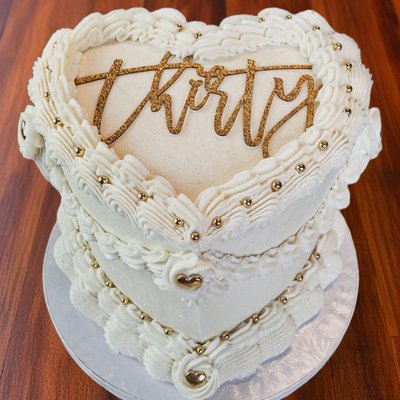 6" Heart Shaped Cake