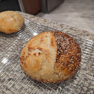 Sourdough round with inclusions