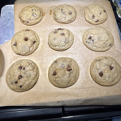 Double Chocolate Chip Toffee Cookies 