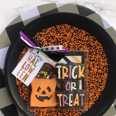 Trick Or Treat 2 Chocolate Cookie Set