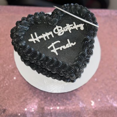 6 Inch Heart Shape Cake, 2 Layers