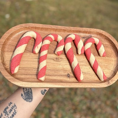 6 Pack • Candy Cane Sugar Cookies 