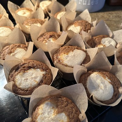 Organic pumpkin cream cheese Muffins 
