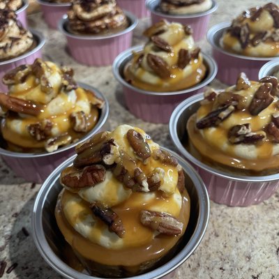 Mini Dulce De Leche Cheesecakes 