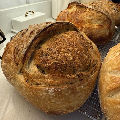 Italian Herb And Cheese Sourdough Loaf