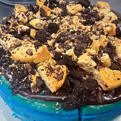 Cookie Monster Cheesecake 
