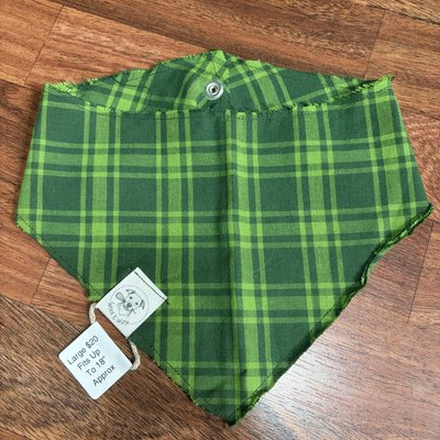 Large Green Flannel