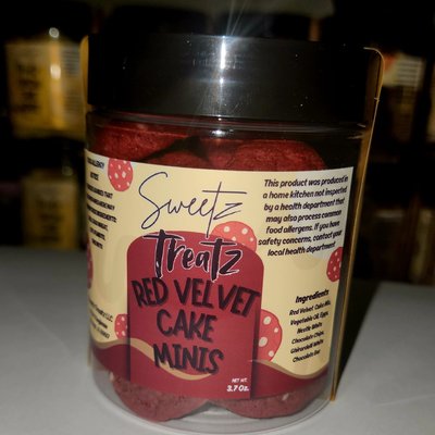 Red Velvet Cake Mini Cookies 