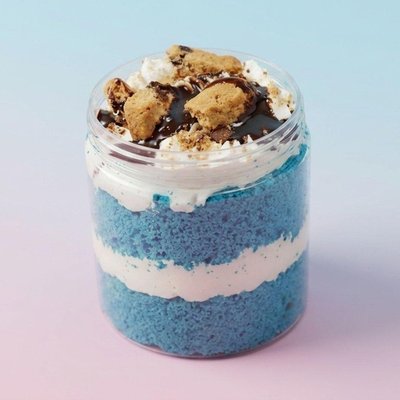 Cookie Monster Blue Velvet Crunch Jar