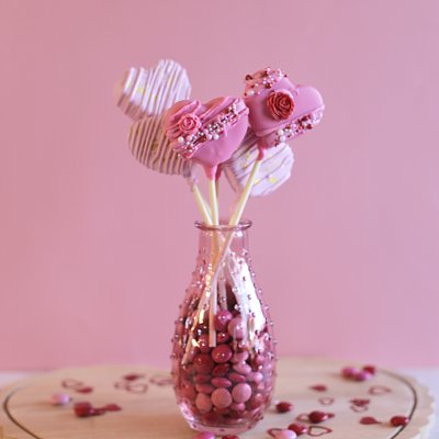 Half Dozen Cake Pop Vase