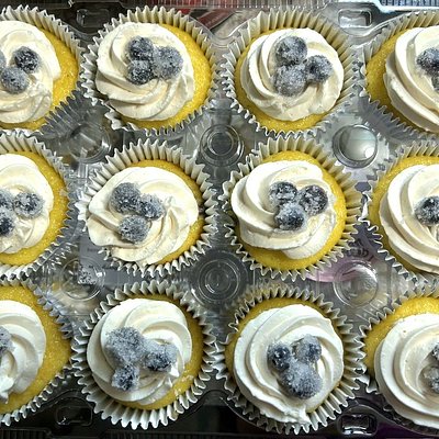 Gourmet Cupcakes - Lemon Blueberry Bliss