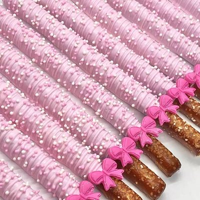 Dipped Pretzel Rods