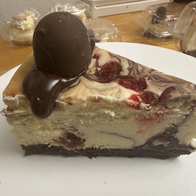 Chocolate Covered Cherry Cheesecake