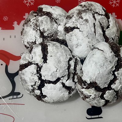 Chocolate Crinkle Cookies