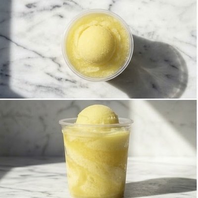 Yellow Watermelon Sorbet 