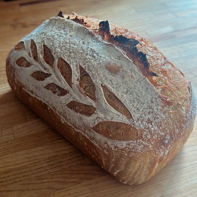 Garlic Rosemary Sourdough Loaf 