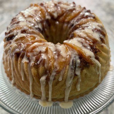 Peach Cobbler Pound Cake 
