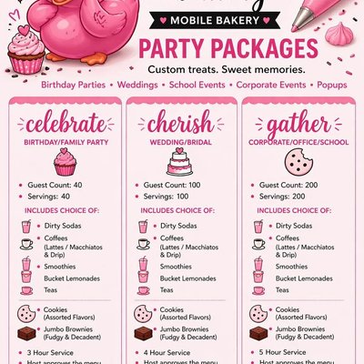 Book Our Mobile Bakery!! (Gather Package)