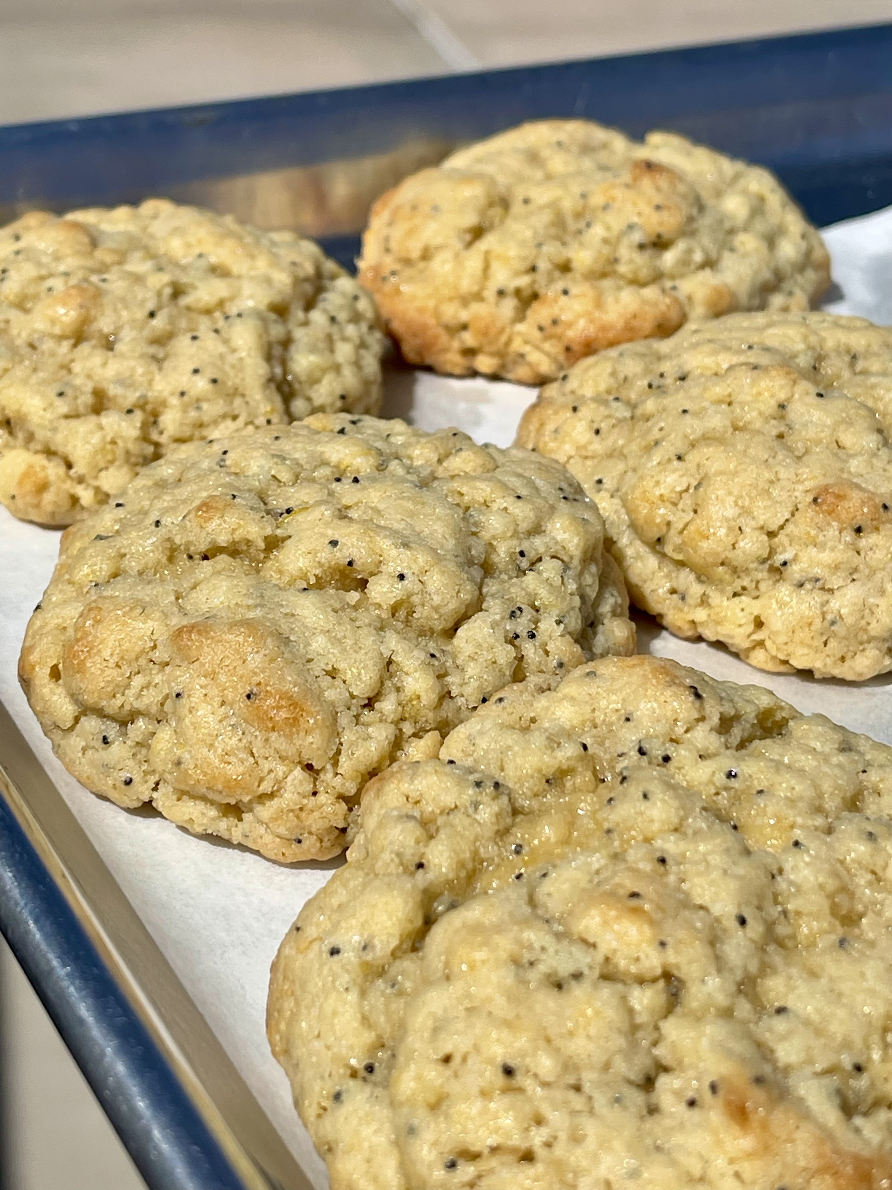 Lemon Poppyseed Cookies (1/2 Dozen)