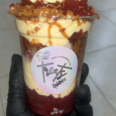 Biscoff Red Velvet Banana Pudding 