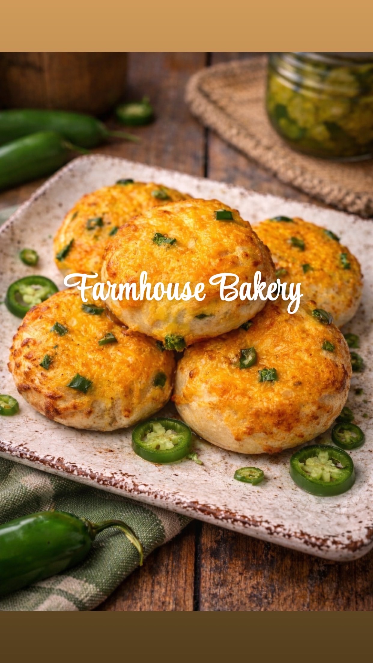 Jalapeño Cheddar Bagels 