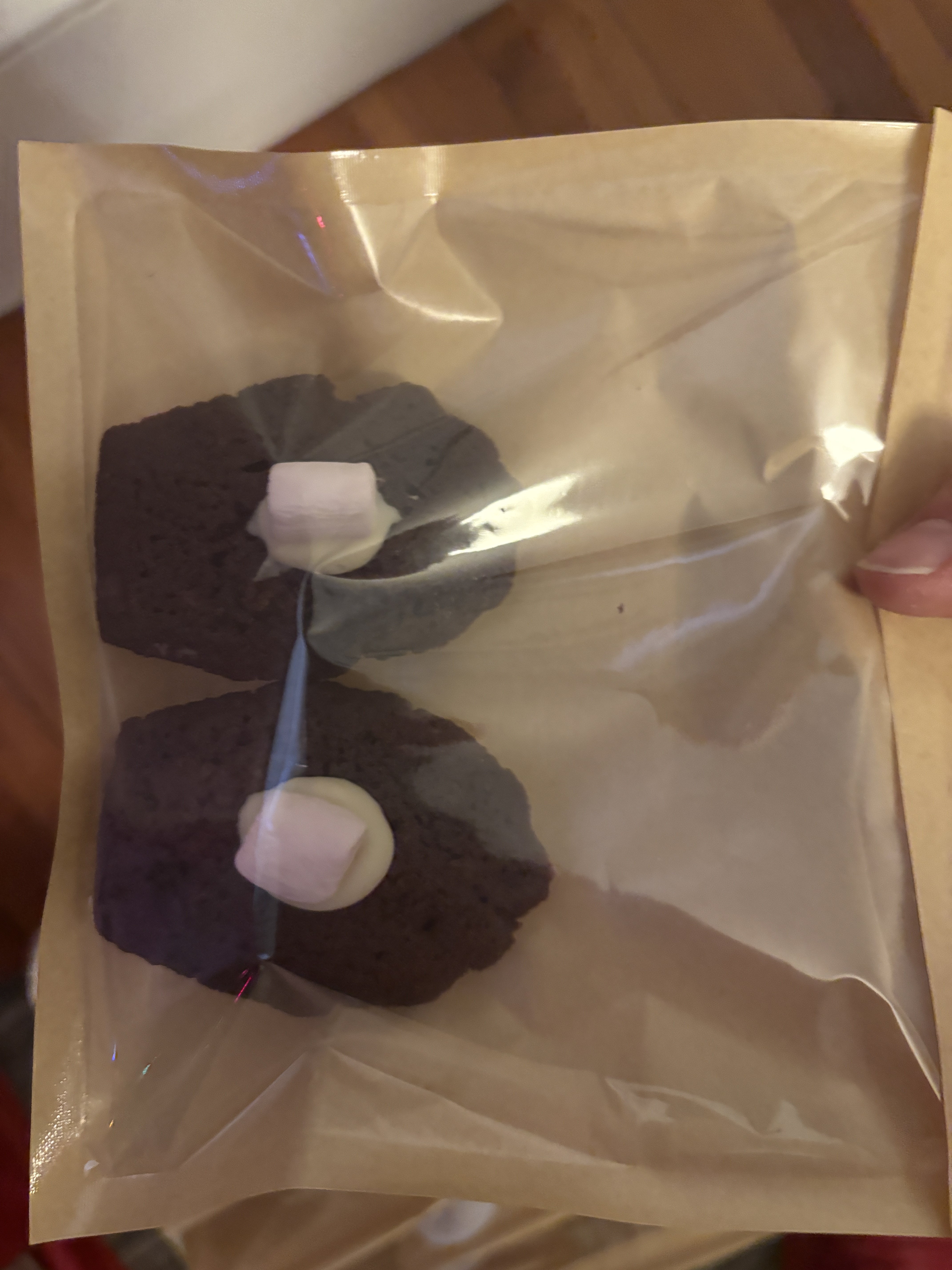 Box Of 8 Chocolate peppermint Madeleines (White Chocolate Shell)