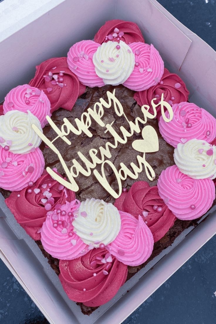 Mini V-Day Brownie