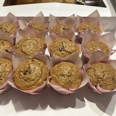 Gluten Free  Oatmeal Raisin Muffins 